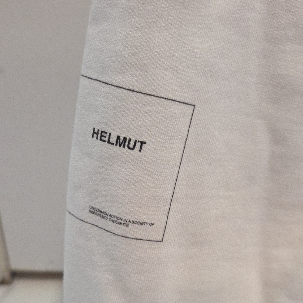 Helmut Lang Off-White Hoodie for Men - Picture 6 of 10